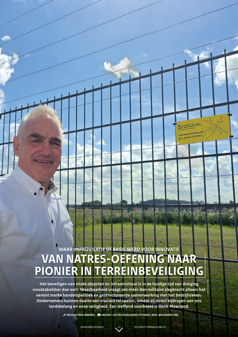 VAN NATRES-OEFENING NAAR PIONIER IN TERREINBEVEILIGING